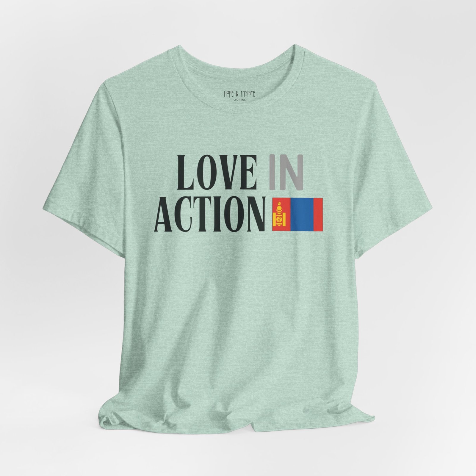 Love in Action T-shirt - Mongolia - Image 8
