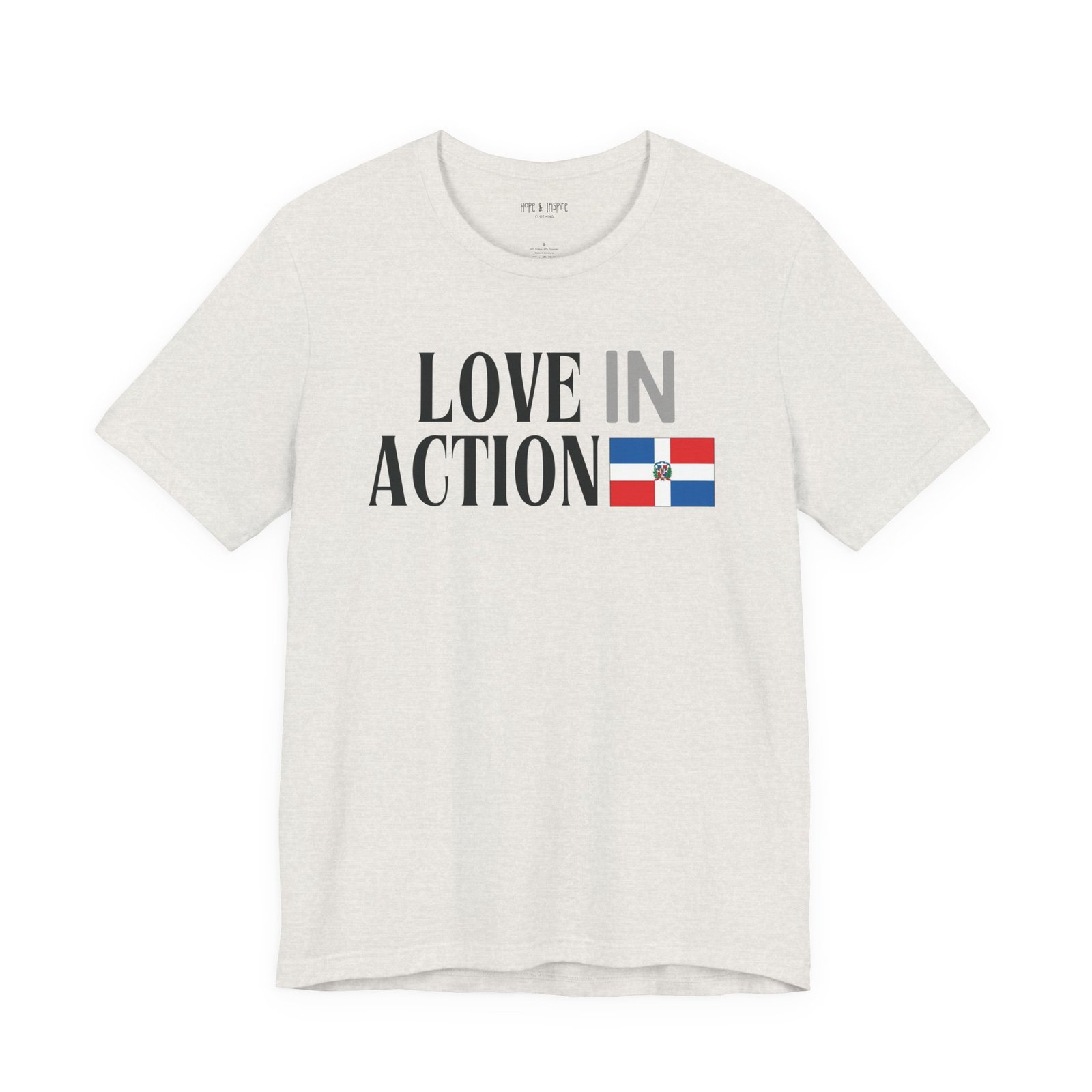 Love in Action T-shirt - Dominican Republic - Image 17