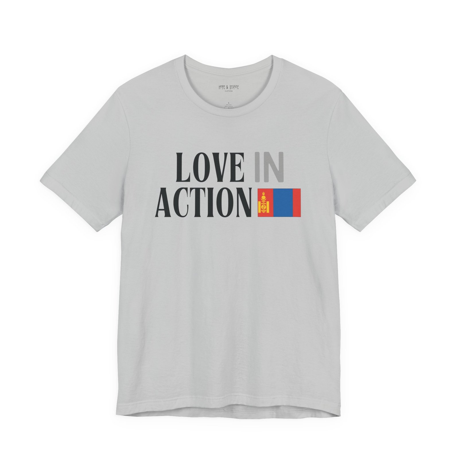 Love in Action T-shirt - Mongolia - Image 13