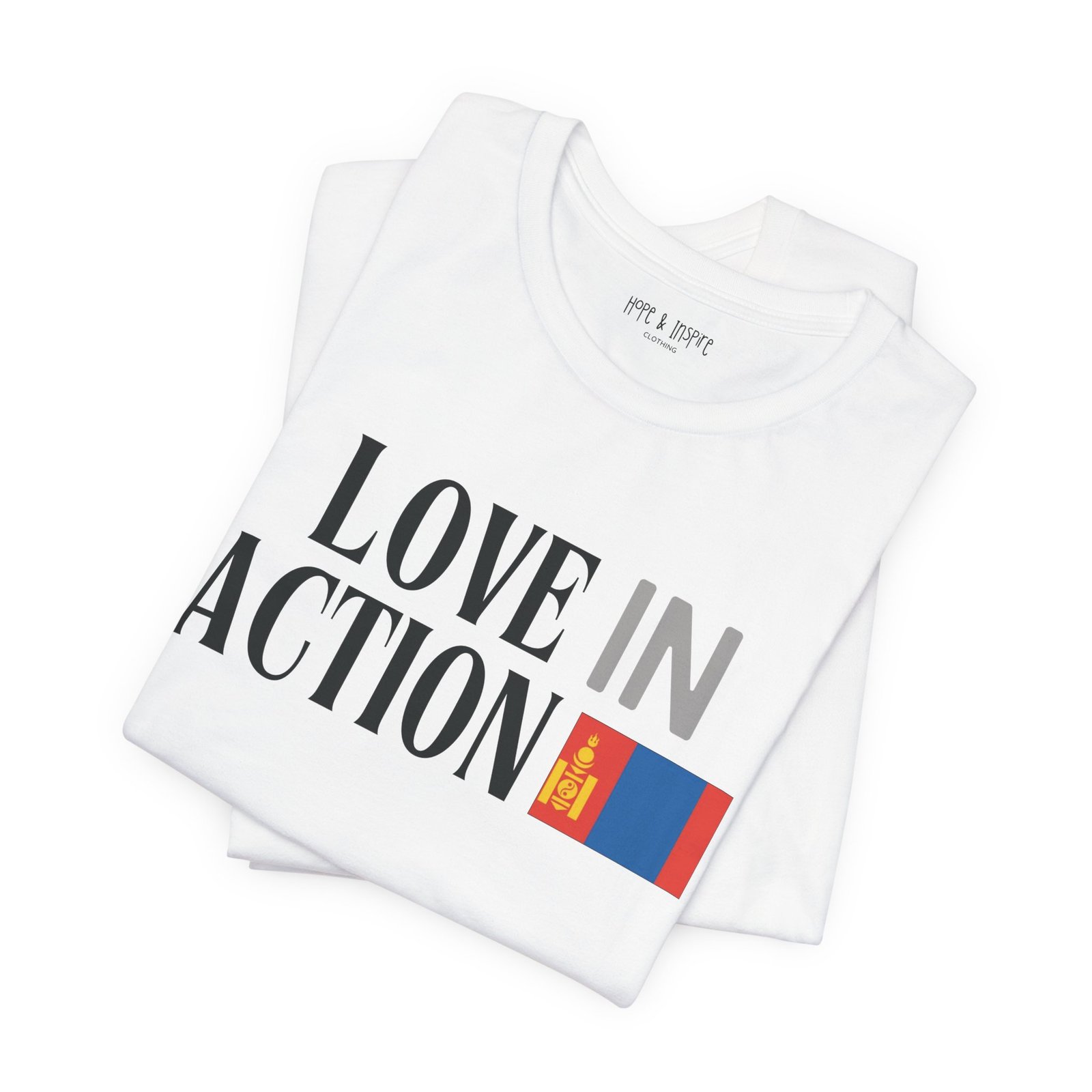 Love in Action T-shirt - Mongolia - Image 3