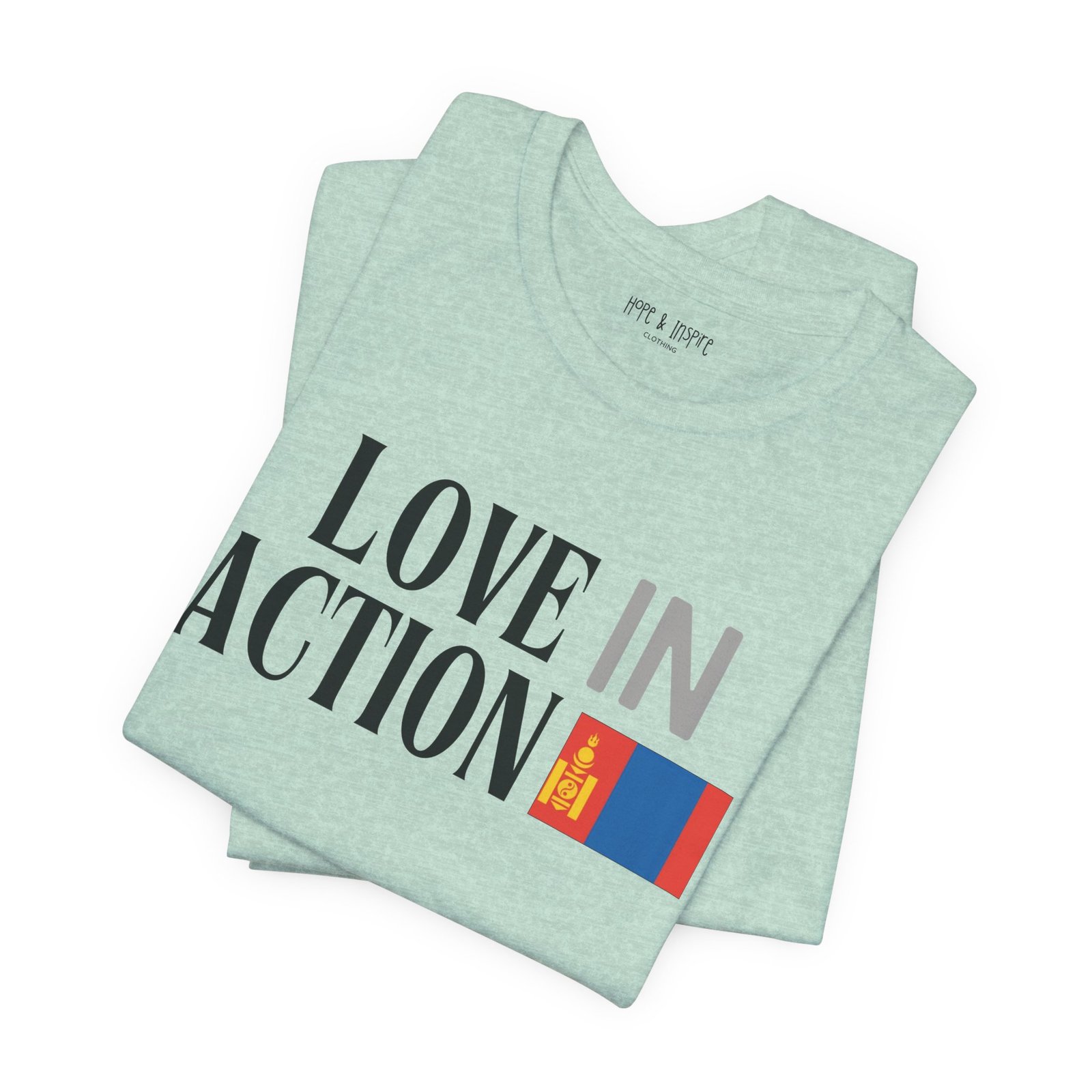 Love in Action T-shirt - Mongolia - Image 7