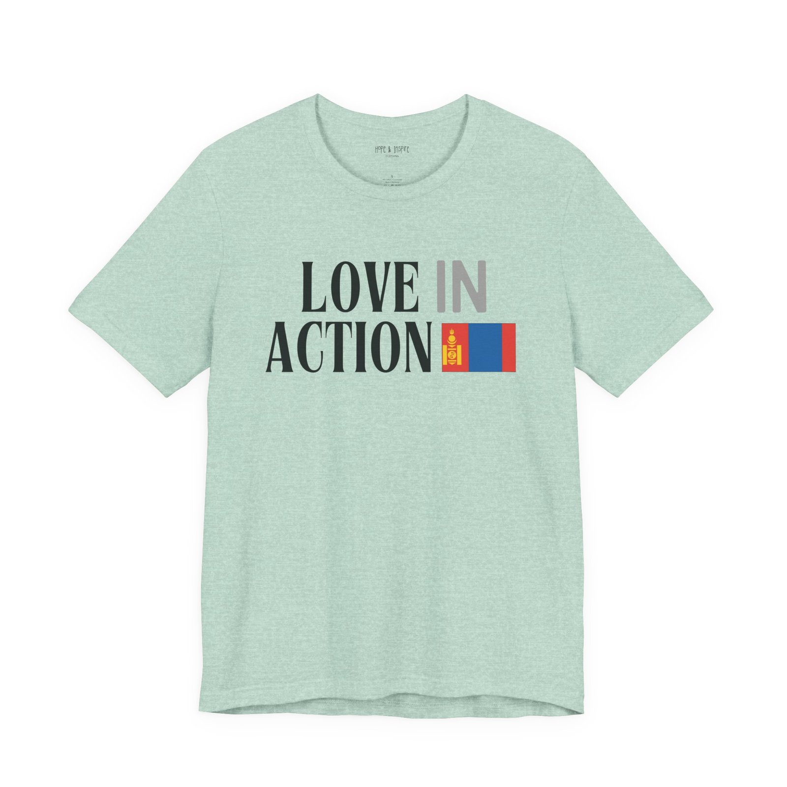 Love in Action T-shirt - Mongolia - Image 5