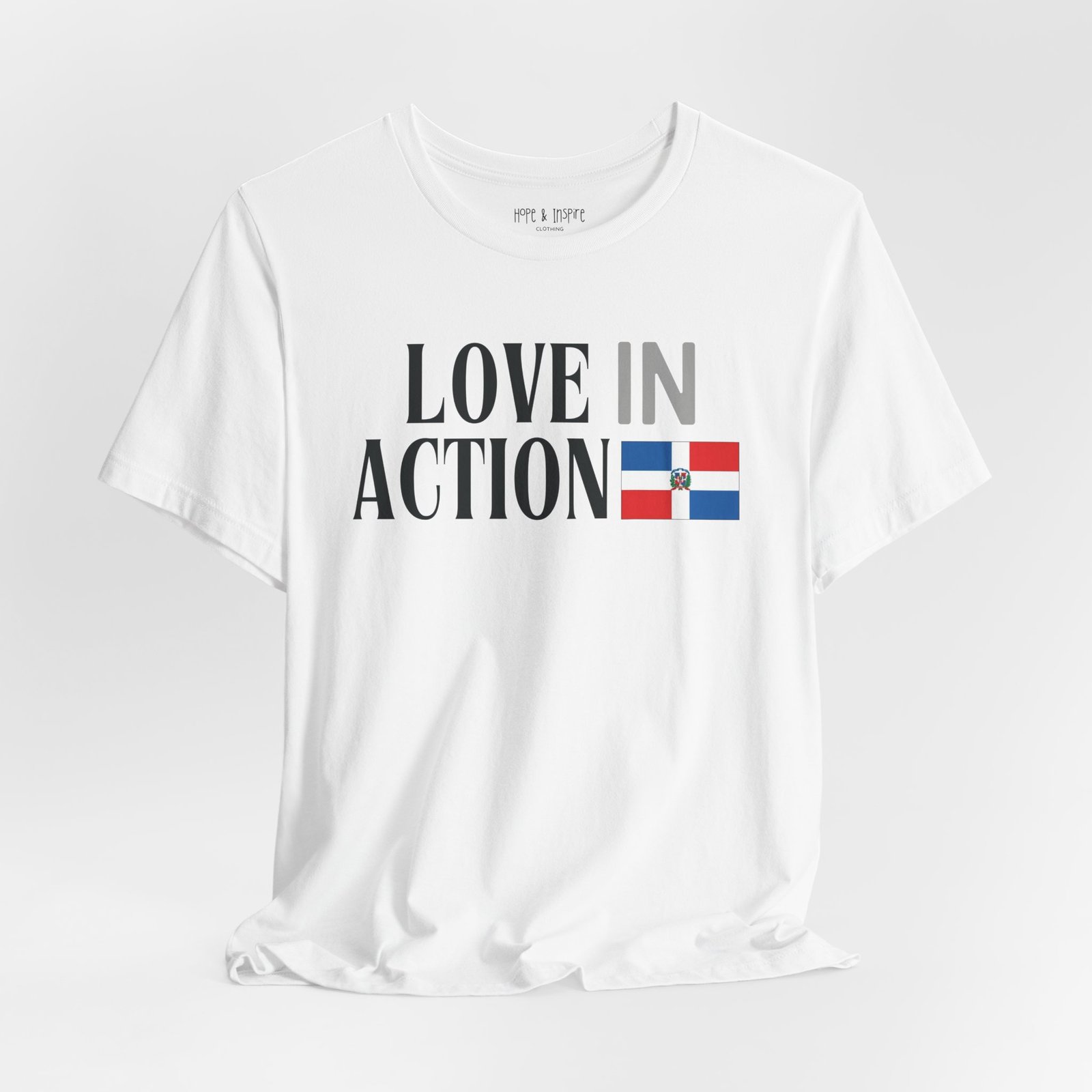 Love in Action T-shirt - Dominican Republic - Image 4