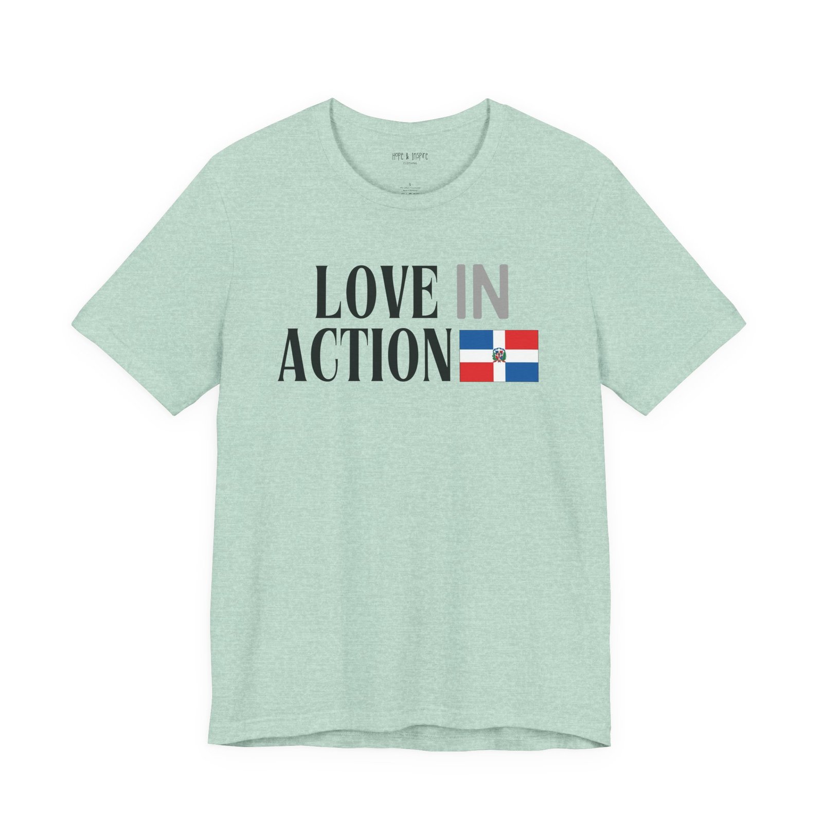 Love in Action T-shirt - Dominican Republic - Image 5