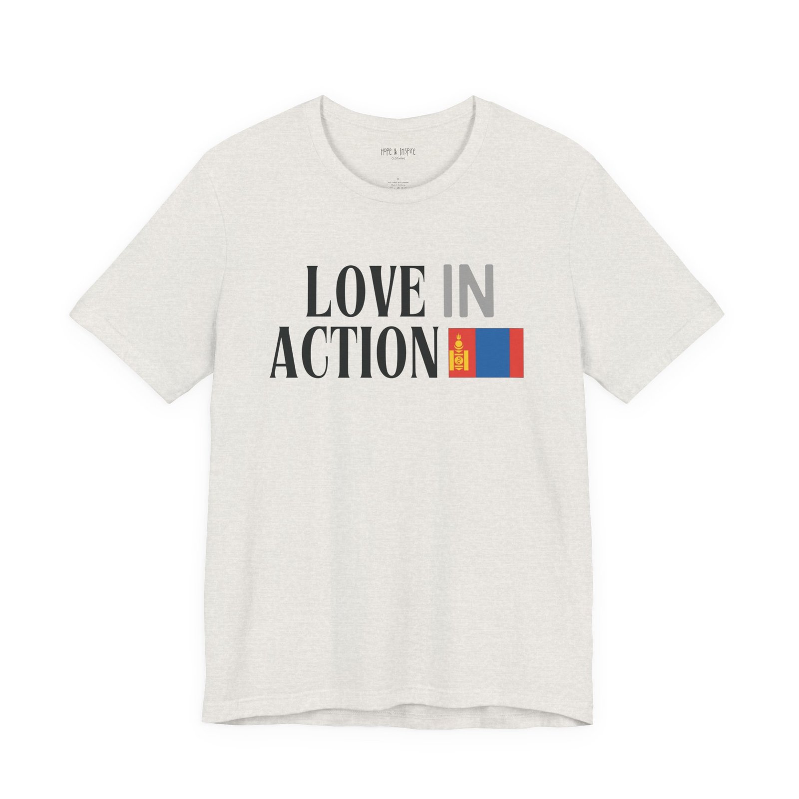 Love in Action T-shirt - Mongolia - Image 17