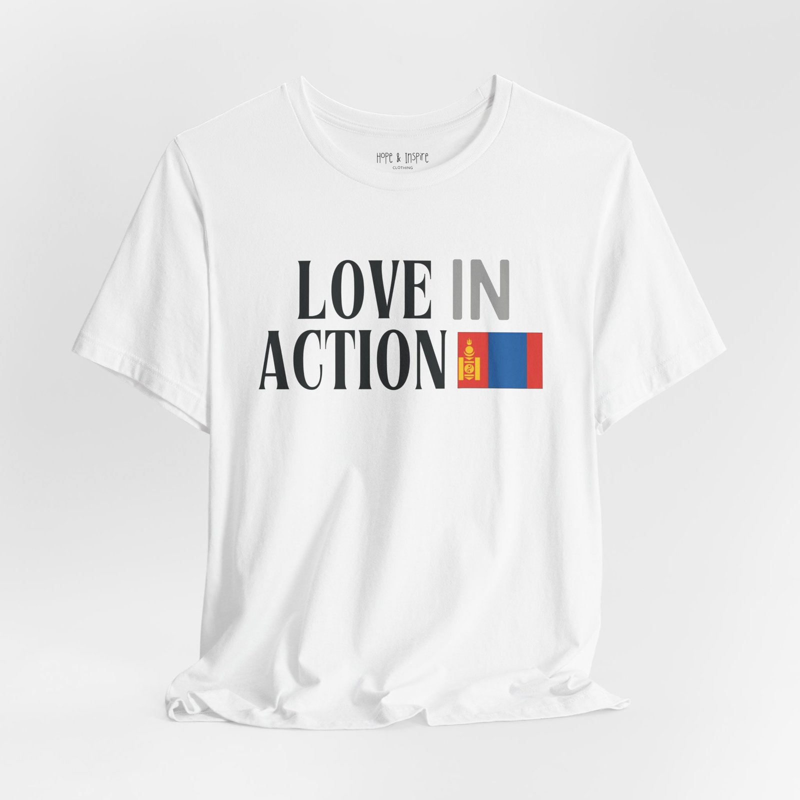 Love in Action T-shirt - Mongolia - Image 4