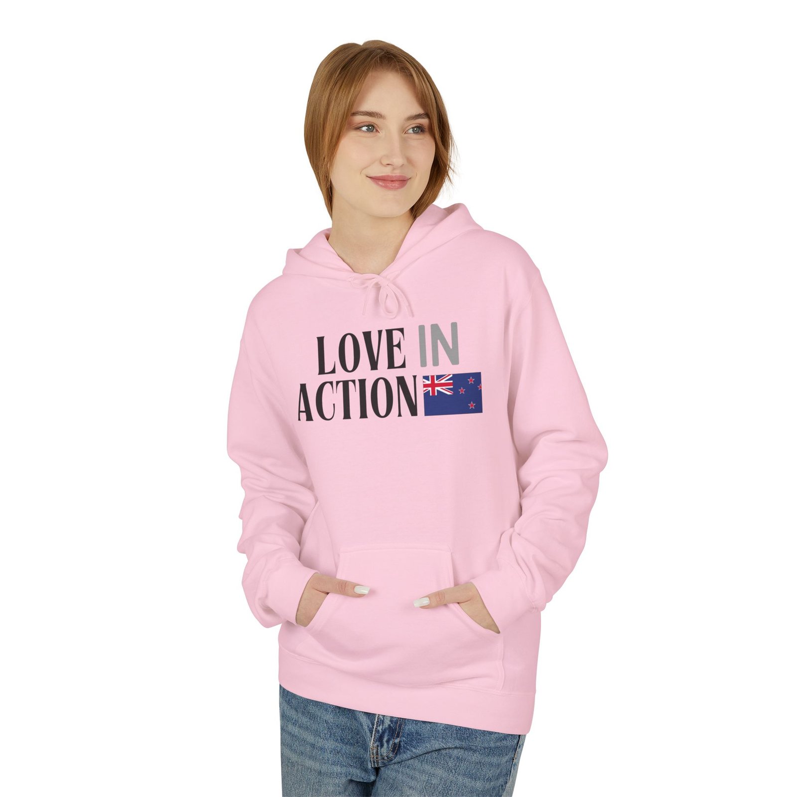 Love in Action Fleece Hoodie - New Zealand - Image 23