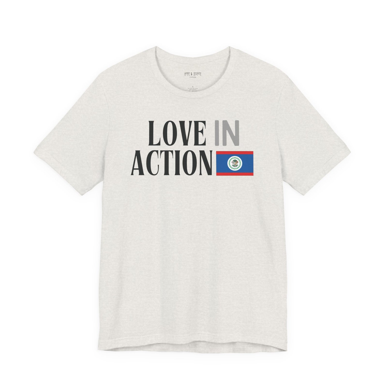 Love in Action T-shirt - Belize - Image 17