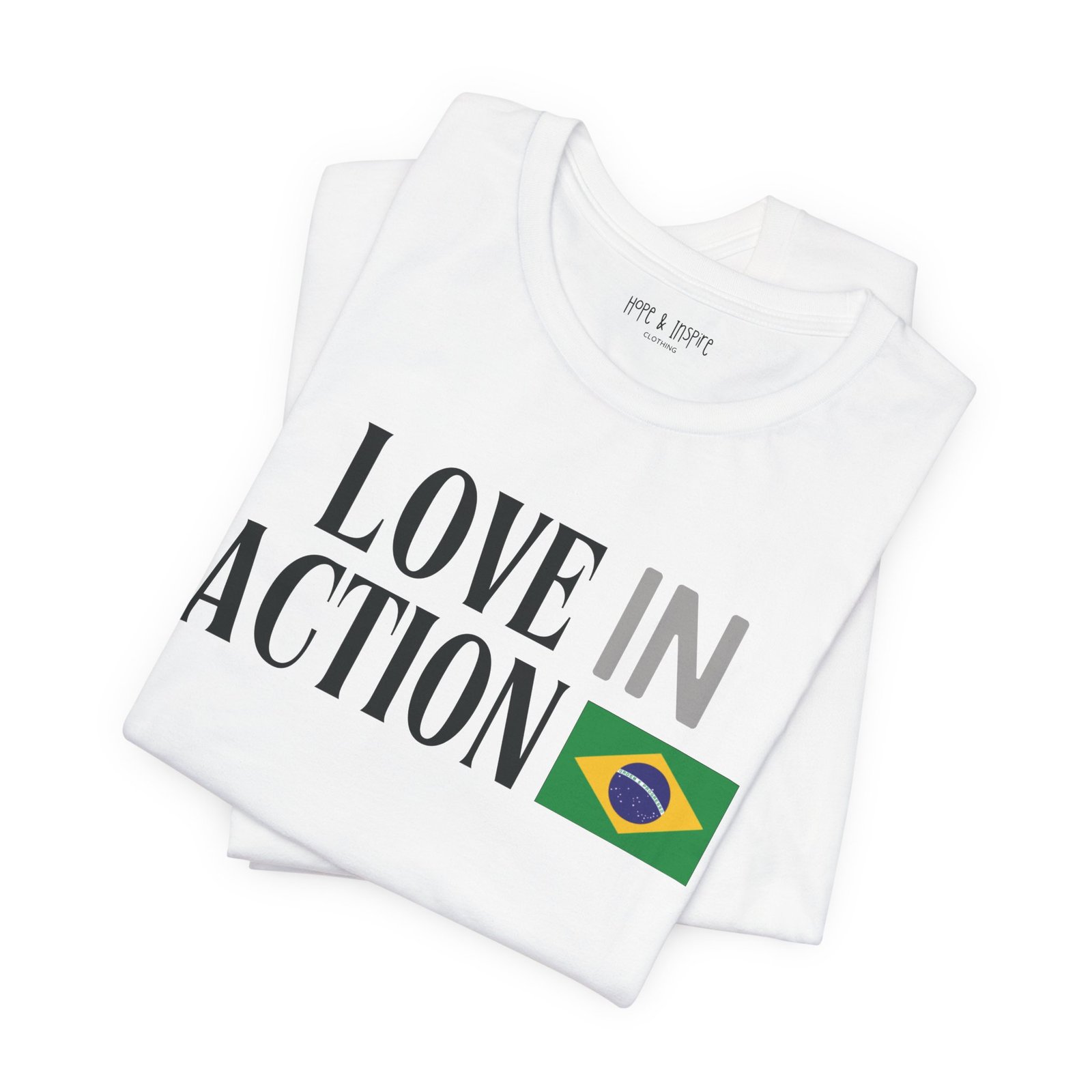 Love in Action T-shirt - Brazil - Image 3