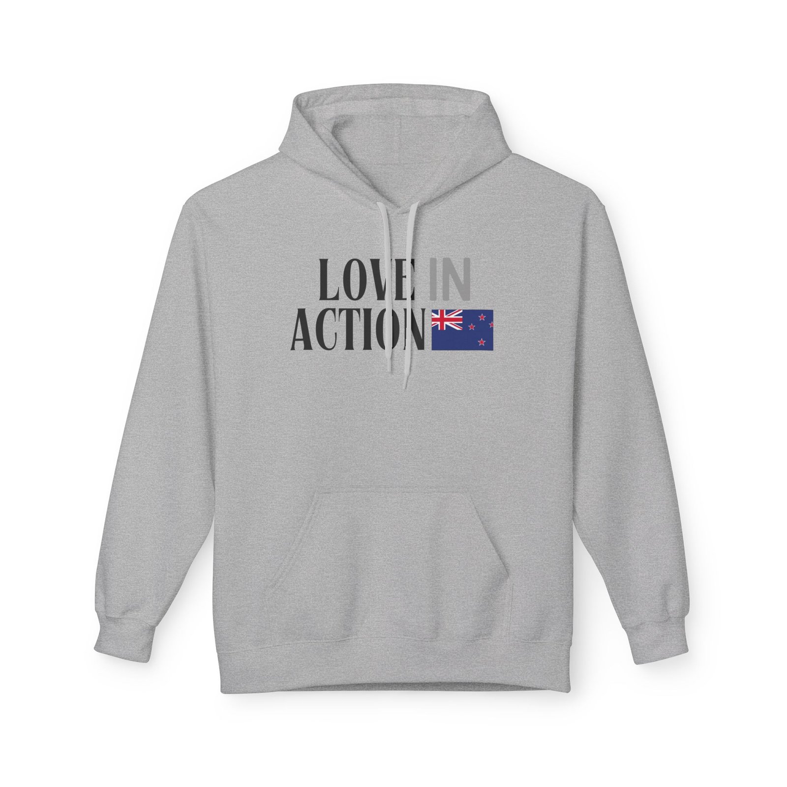Love in Action Fleece Hoodie - New Zealand - Image 5