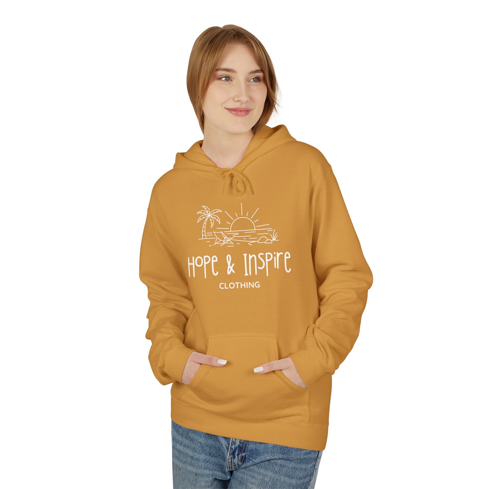 Beach Retreat Midweight Softstyle Fleece Hoodie - Image 7