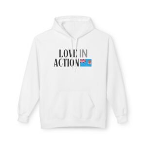 Love in Action Fleece Hoodie - Fiji