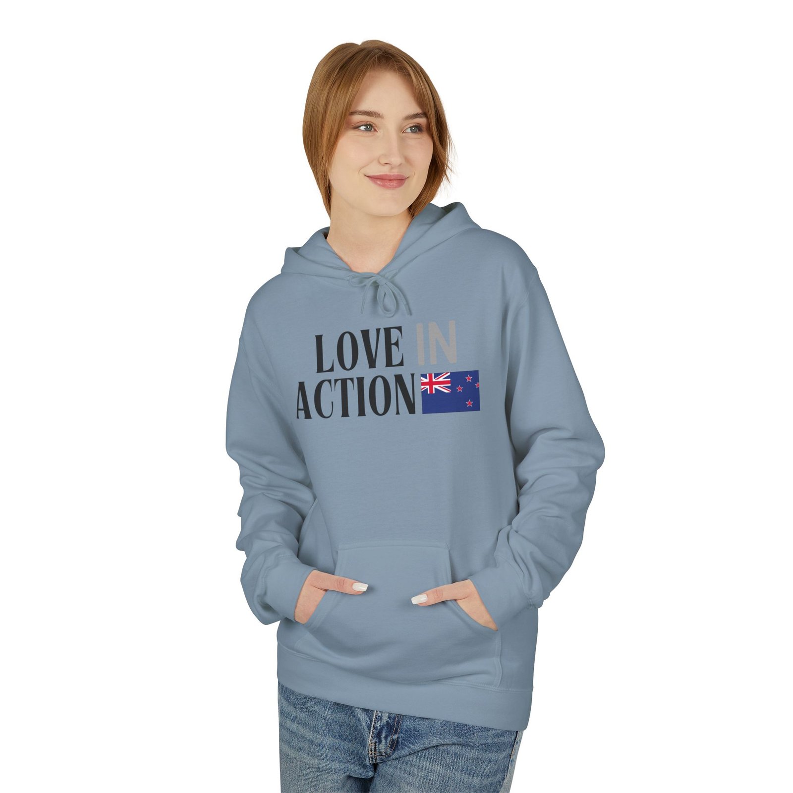 Love in Action Fleece Hoodie - New Zealand - Image 19