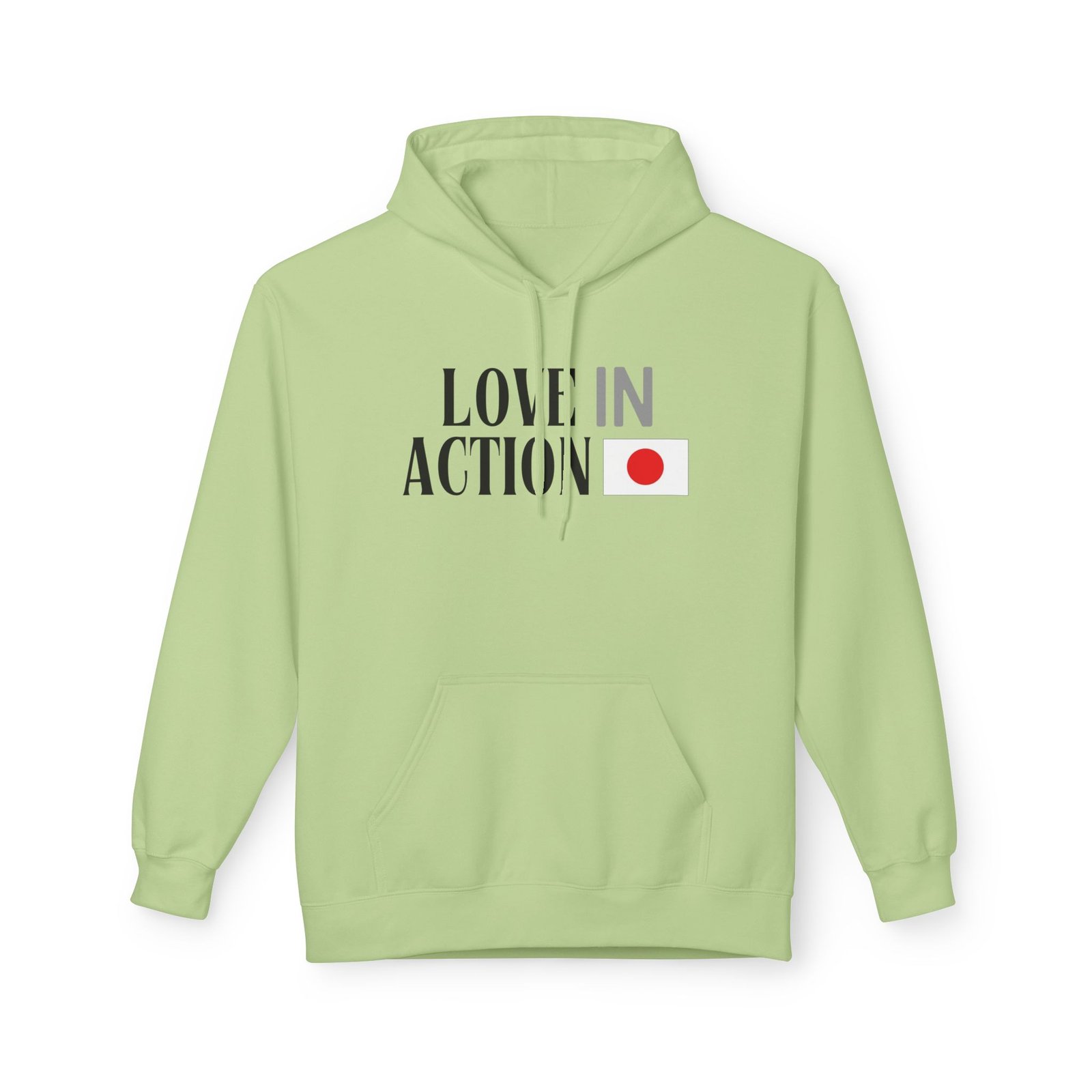 Love in Action Fleece Hoodie - Japan - Image 9