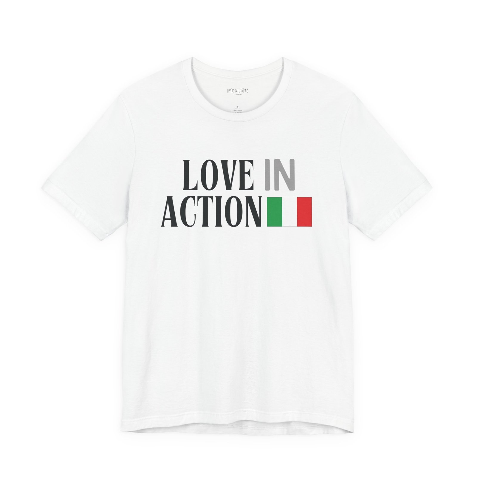 Love in Action T-shirt - Italy