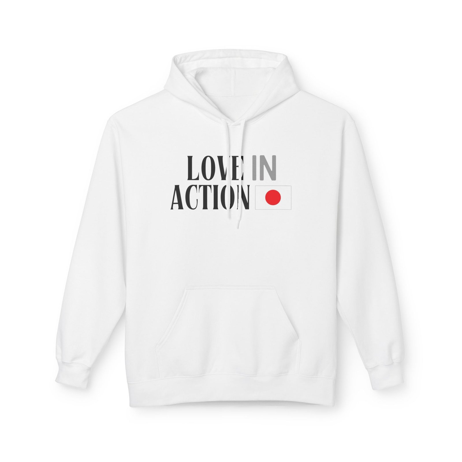 Love in Action Fleece Hoodie - Japan