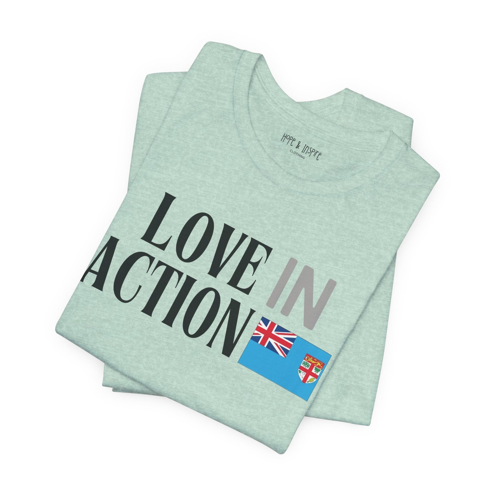 Love in Action T-shirt - Fiji - Image 7