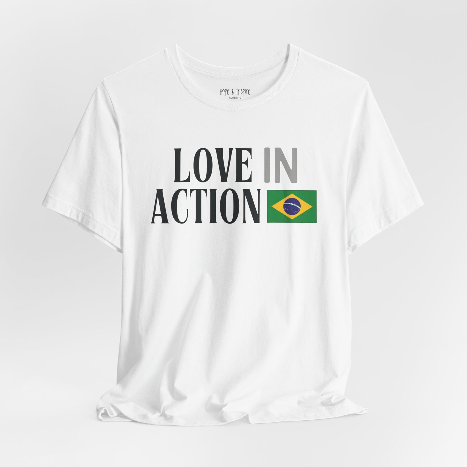 Love in Action T-shirt - Brazil - Image 4