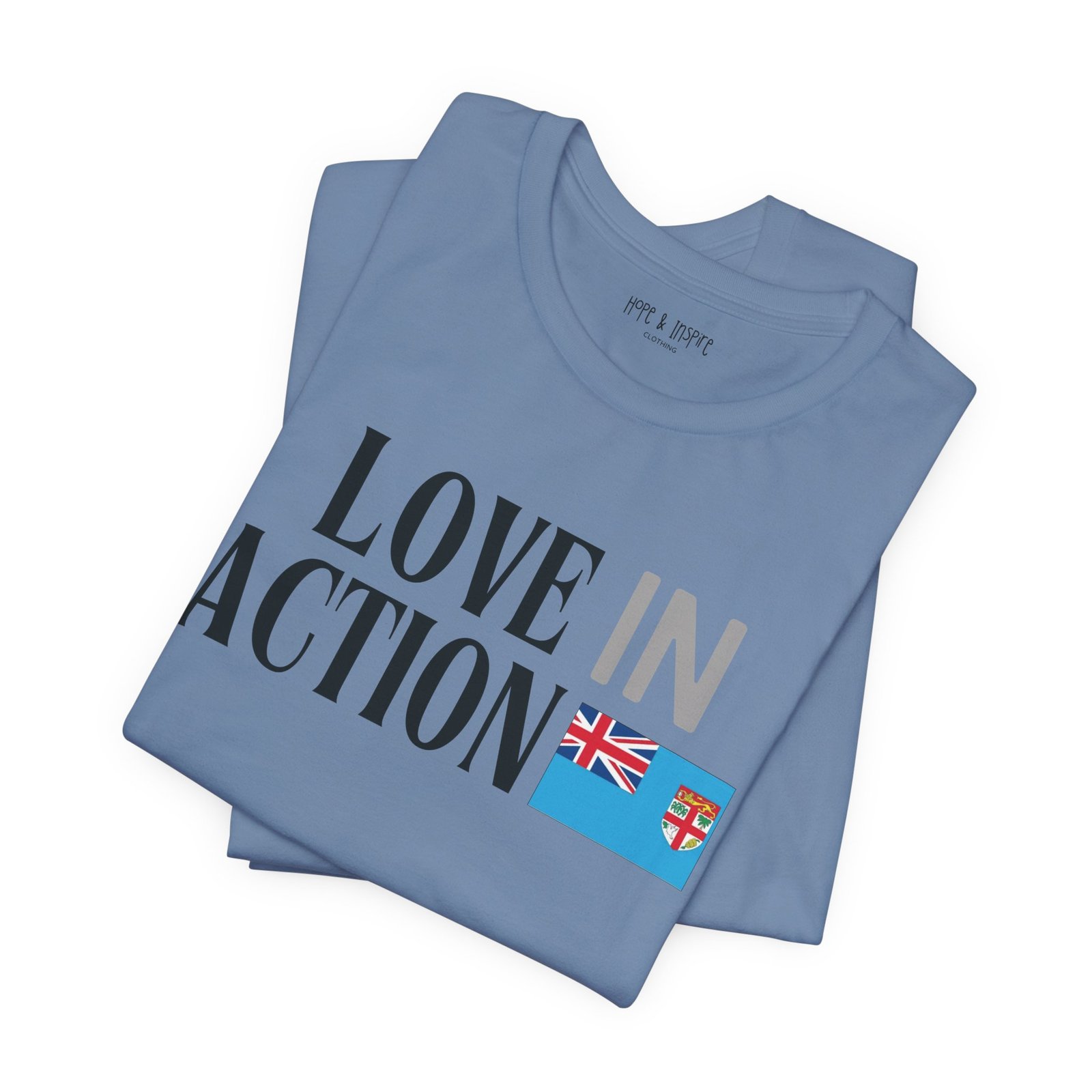 Love in Action T-shirt - Fiji - Image 11