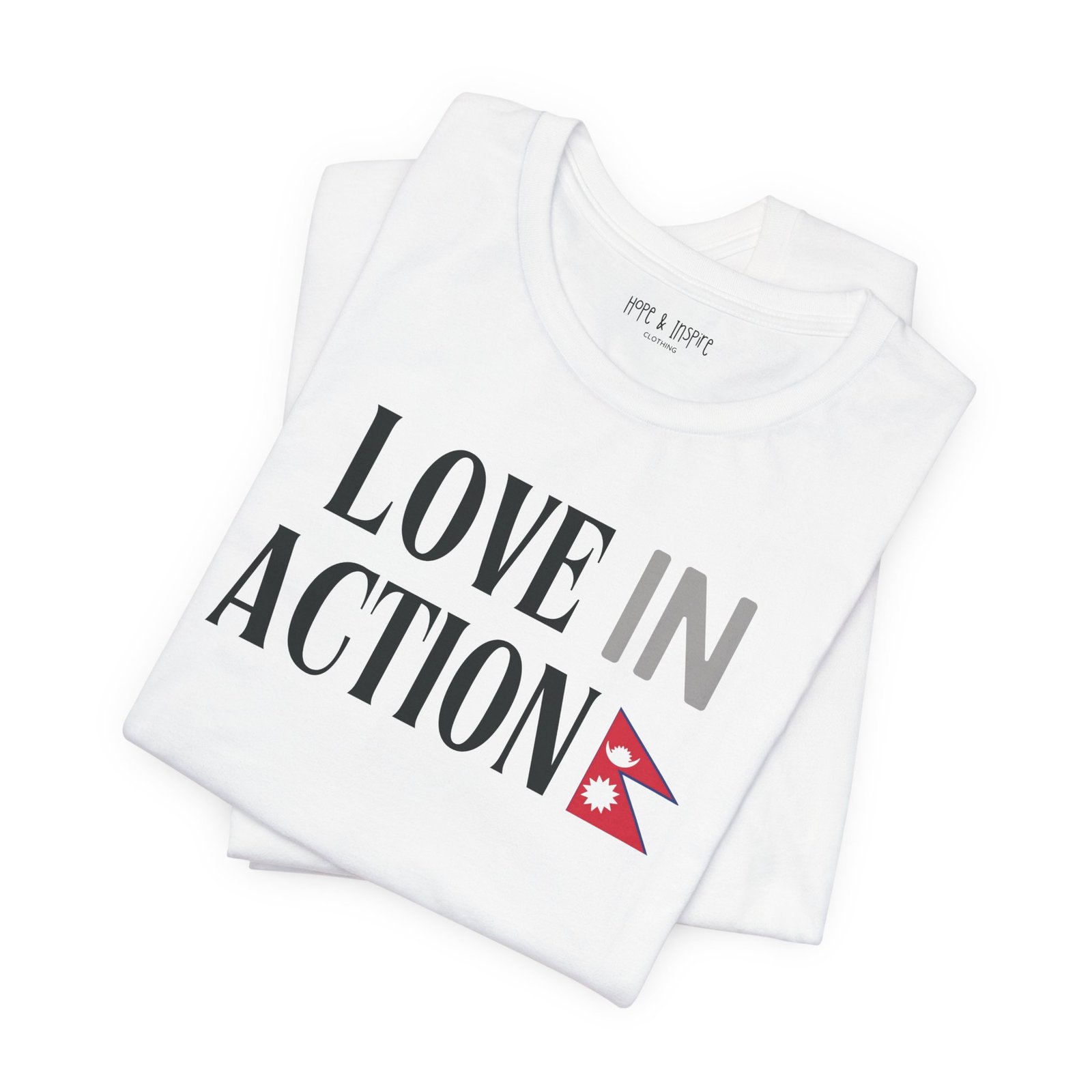 Love in Action T-shirt - Nepal - Image 3