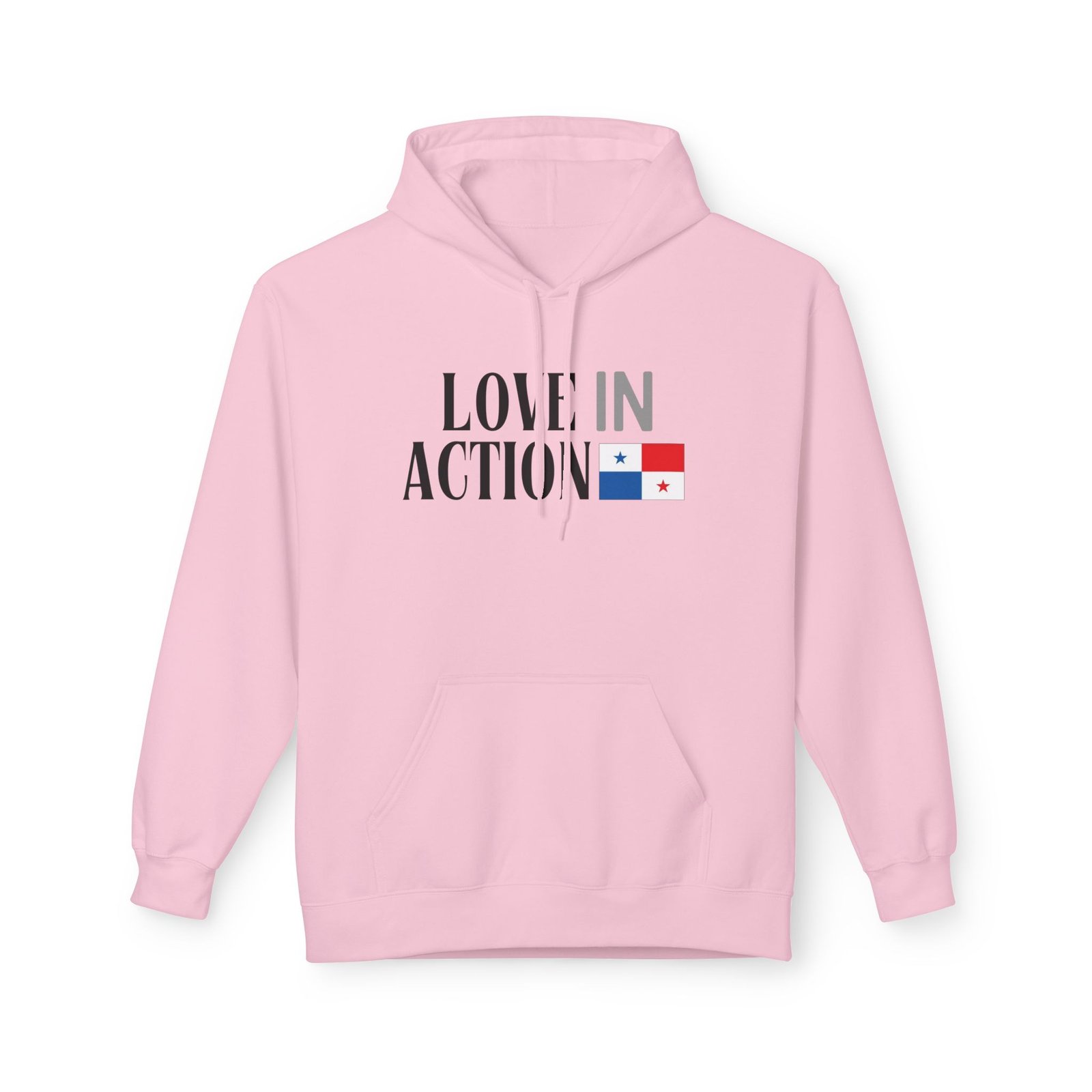 Love in Action Fleece Hoodie - Panama - Image 21