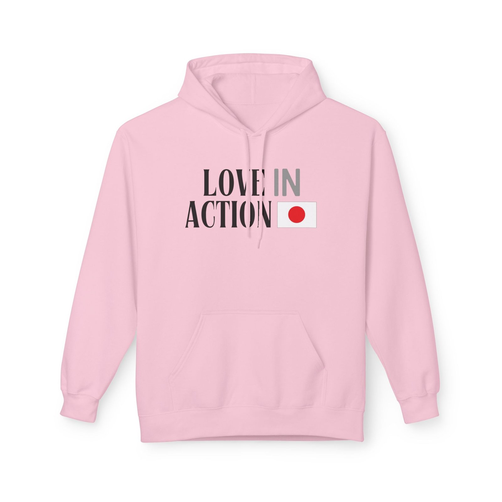 Love in Action Fleece Hoodie - Japan - Image 21