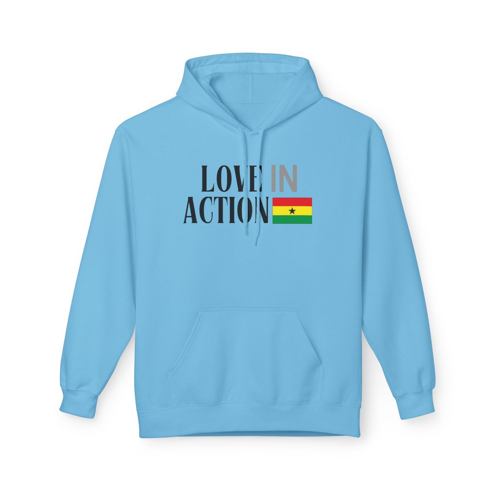 Love in Action Fleece Hoodie - Ghana - Image 13
