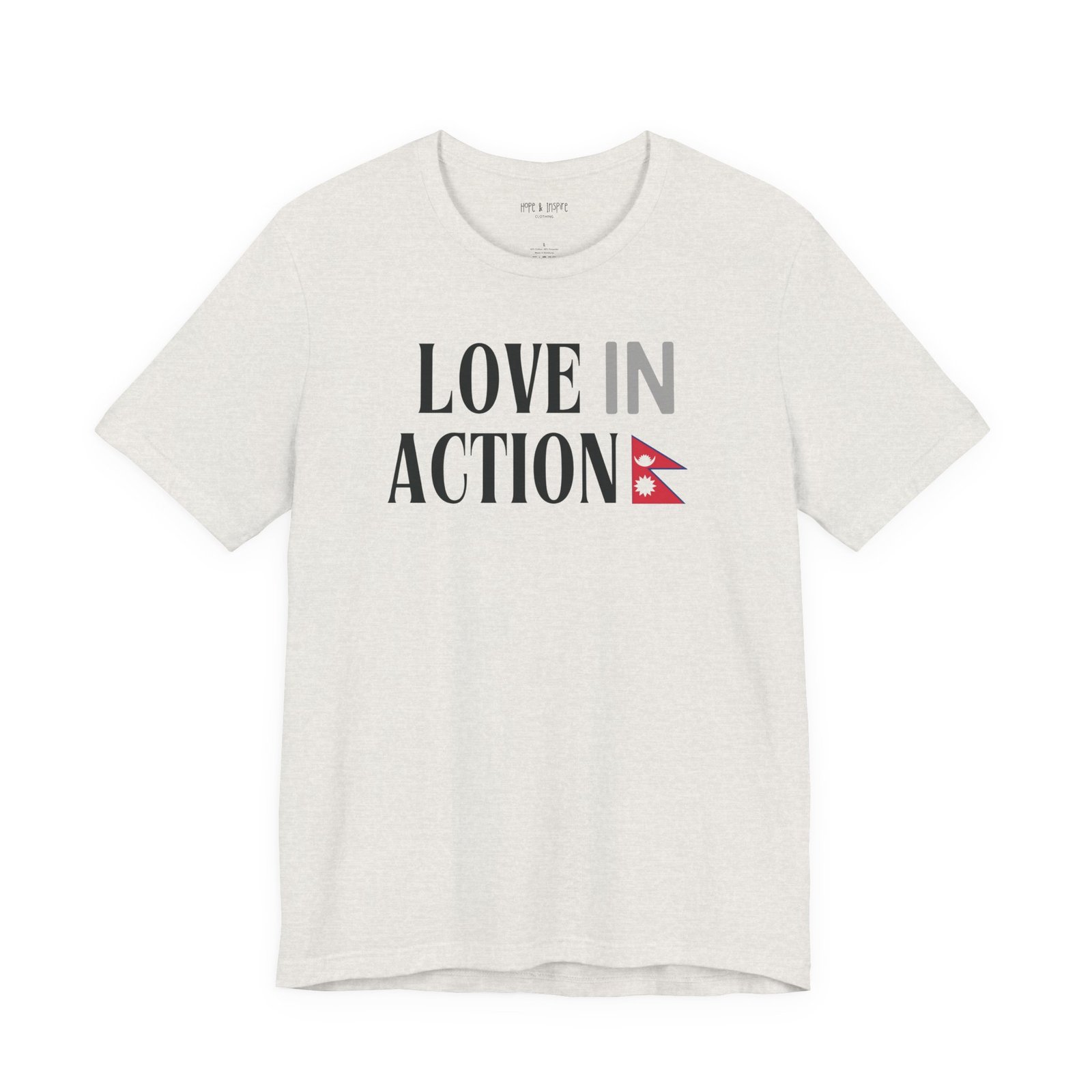 Love in Action T-shirt - Nepal - Image 17