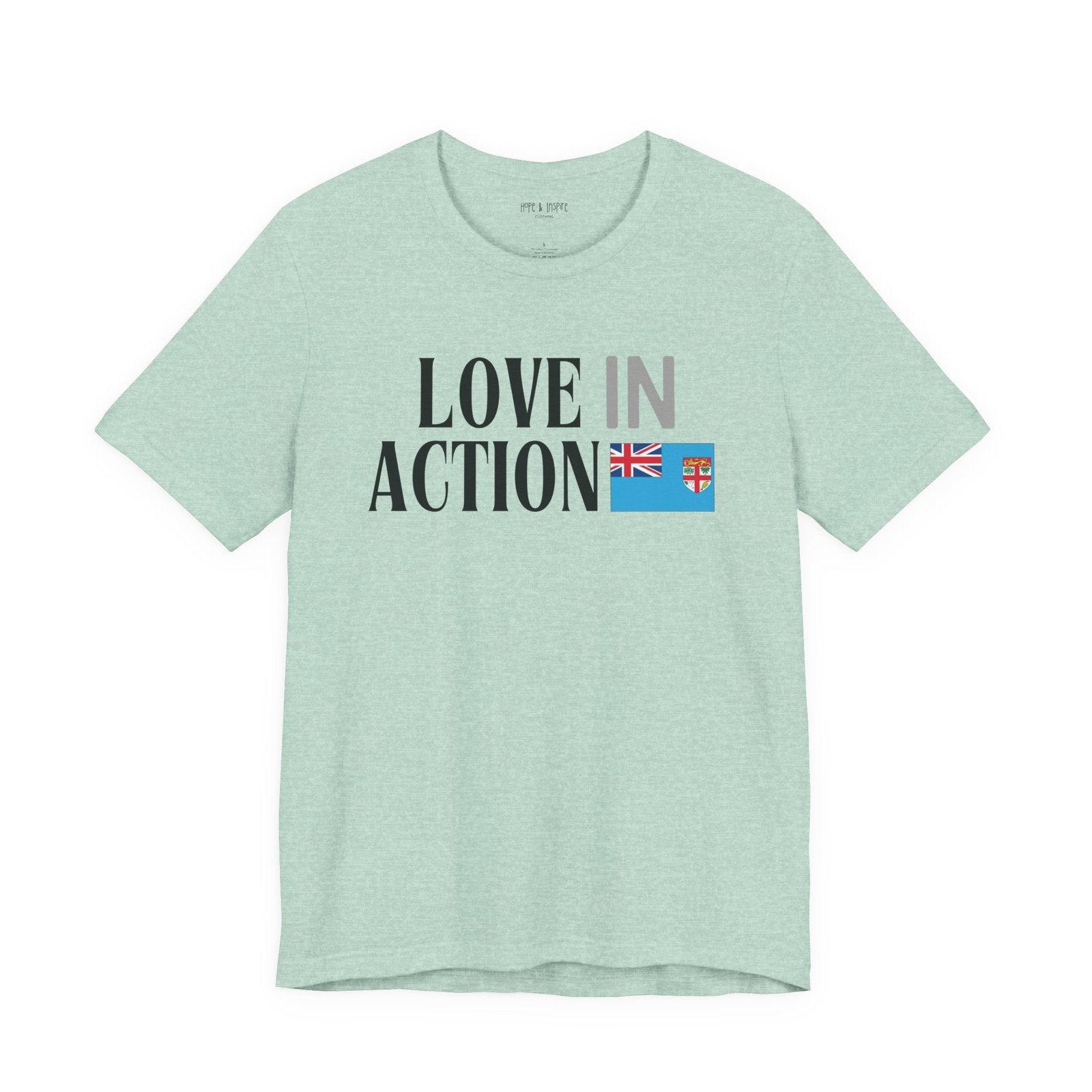 Love in Action T-shirt - Fiji - Image 5