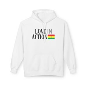 Love in Action Fleece Hoodie - Ghana