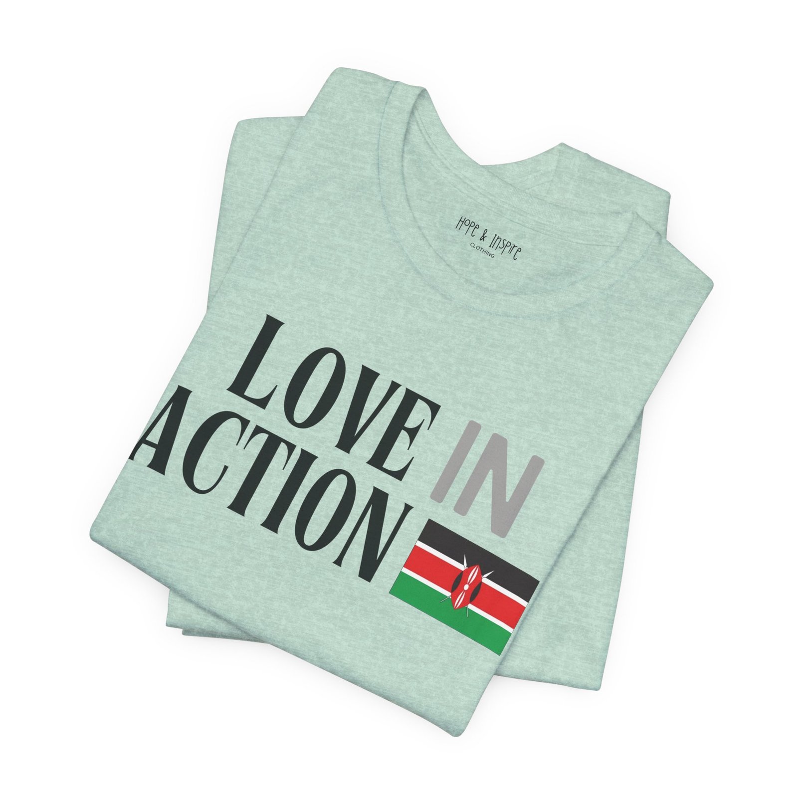 Love in Action T-shirt - Kenya - Image 7
