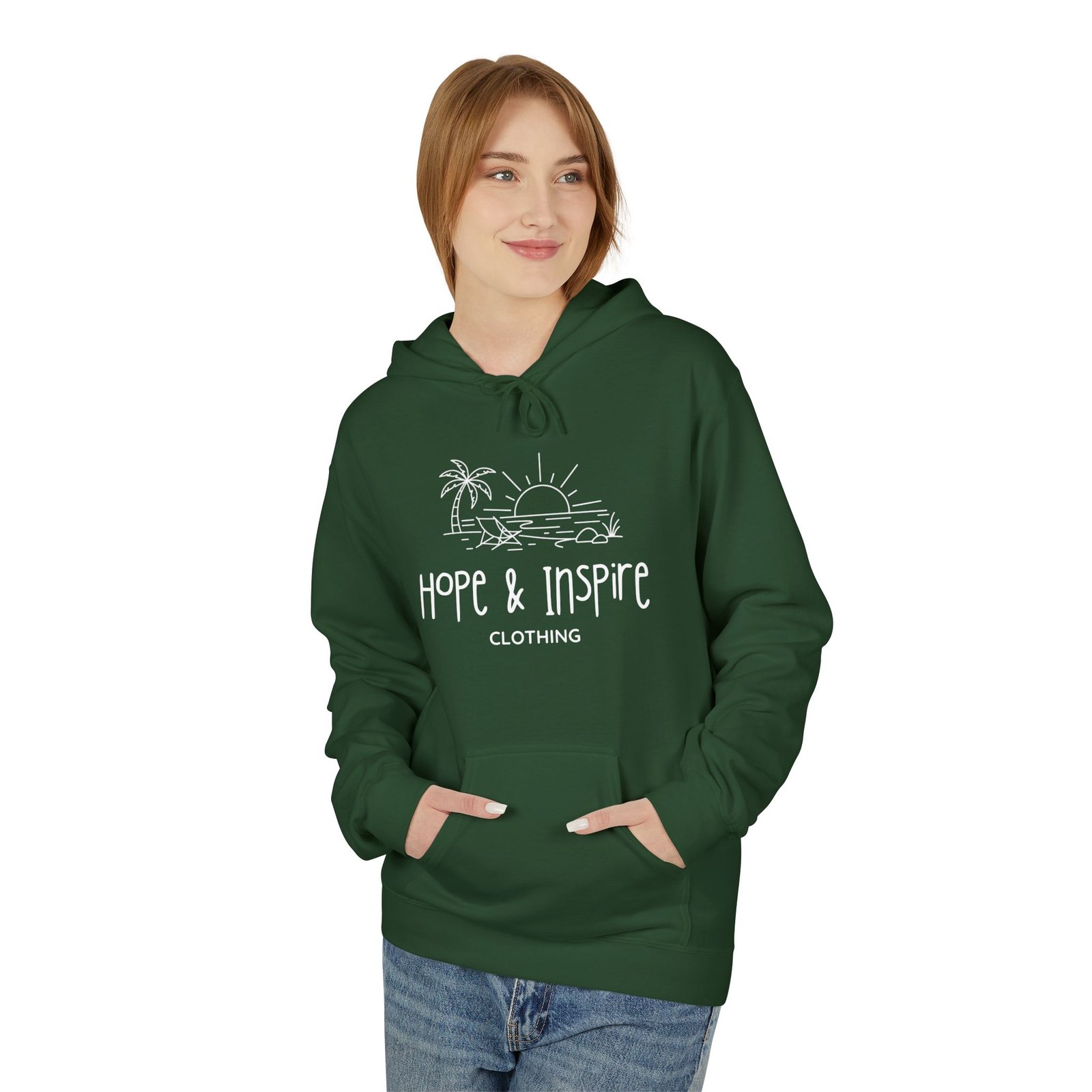 Beach Retreat Midweight Softstyle Fleece Hoodie - Image 15