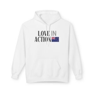 Love in Action Fleece Hoodie - New Zealand