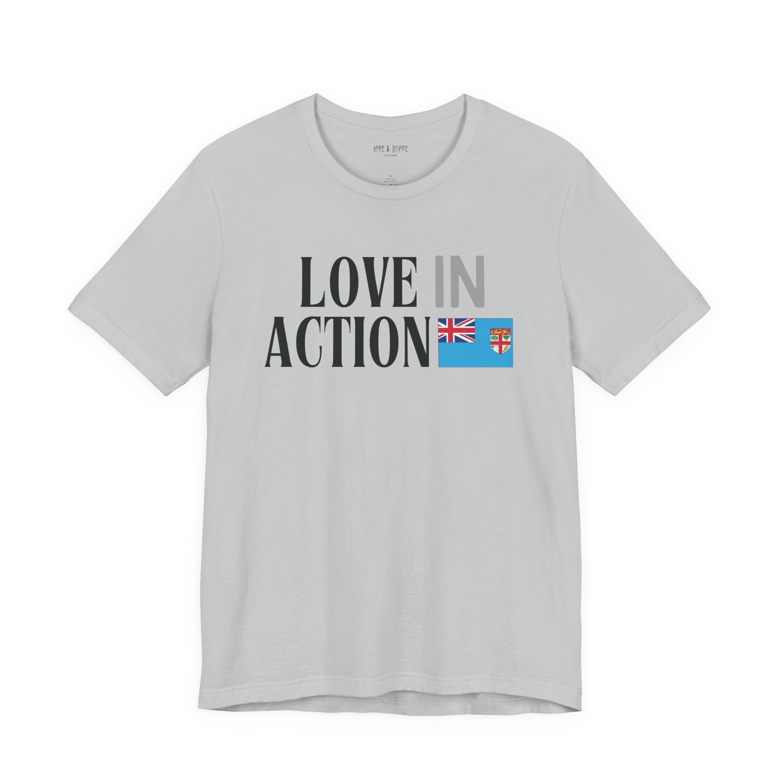 Love in Action T-shirt - Fiji - Image 13