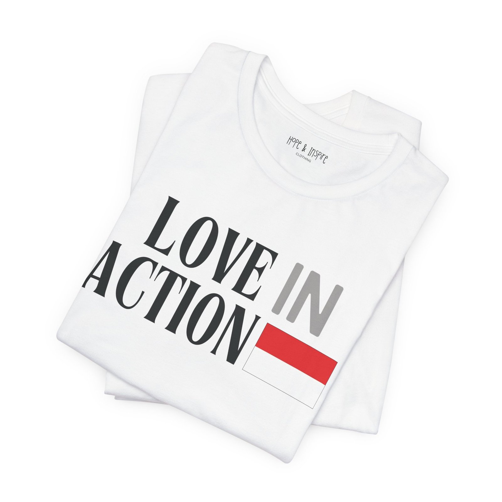 Love in Action T-shirt - Indonesia - Image 3