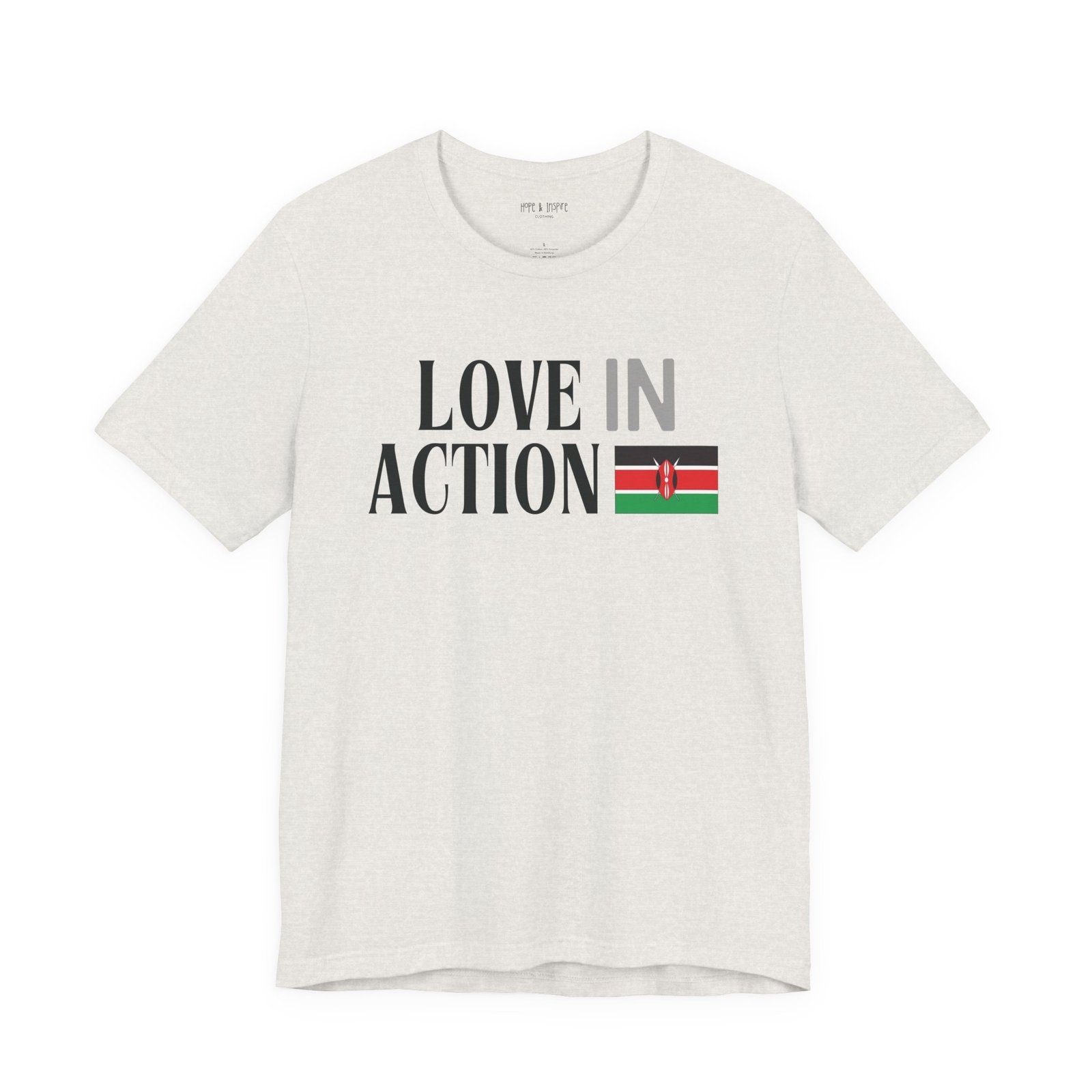 Love in Action T-shirt - Kenya - Image 17