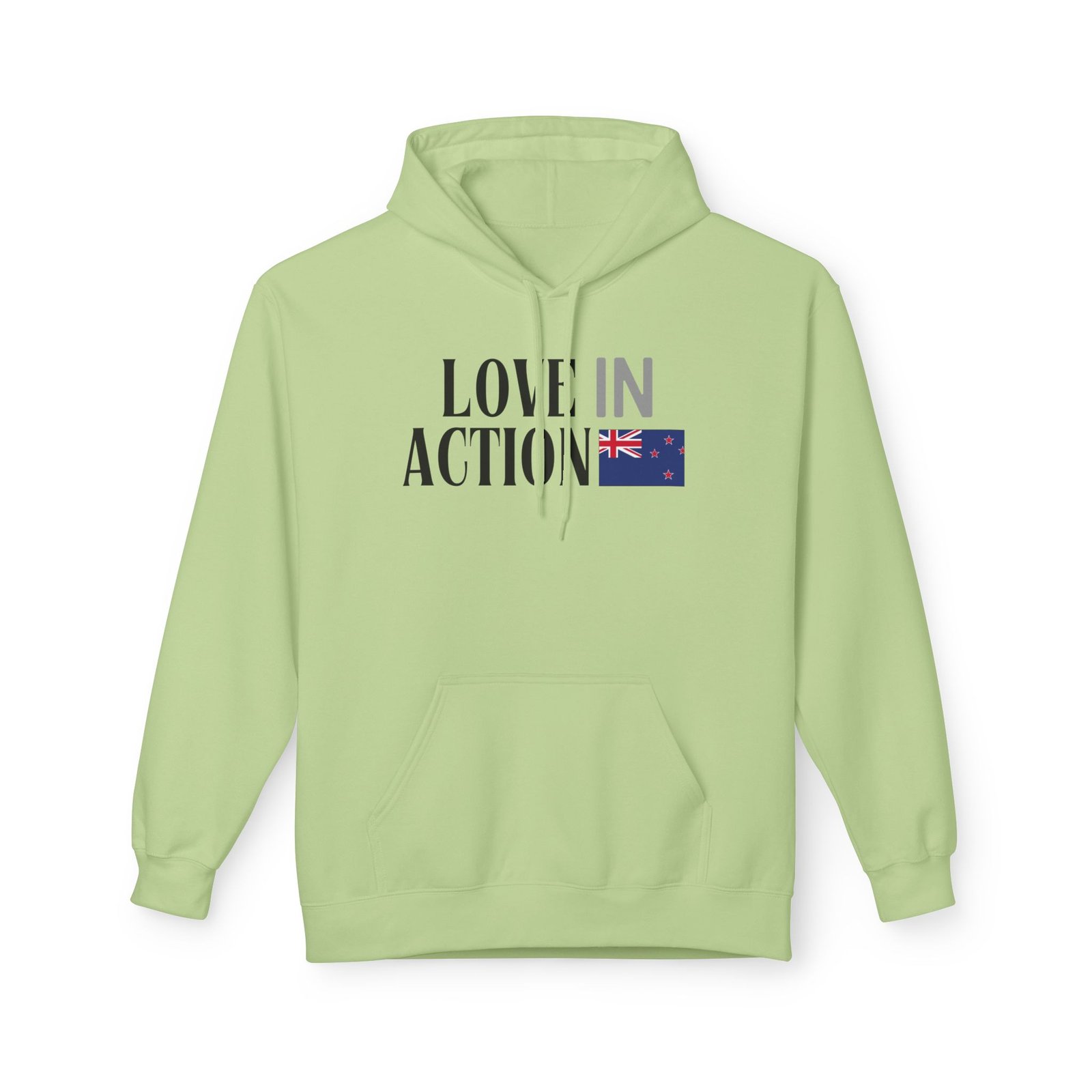 Love in Action Fleece Hoodie - New Zealand - Image 9