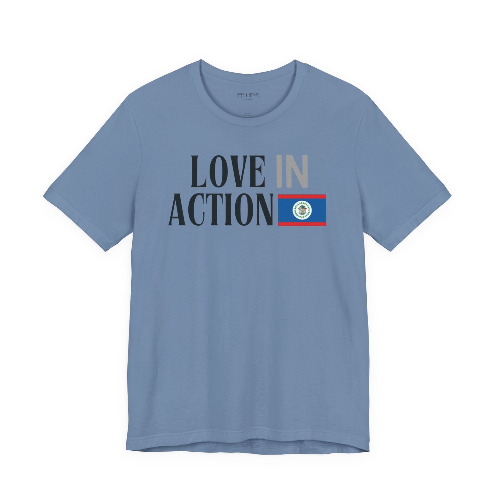 Love in Action T-shirt - Belize - Image 9