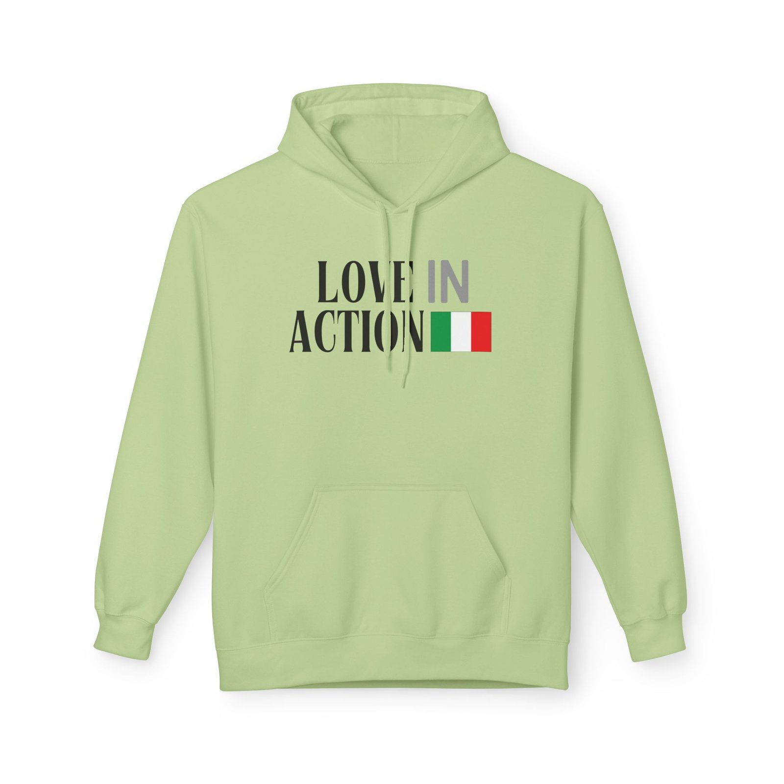 Love in Action Fleece Hoodie - Italy - Image 9