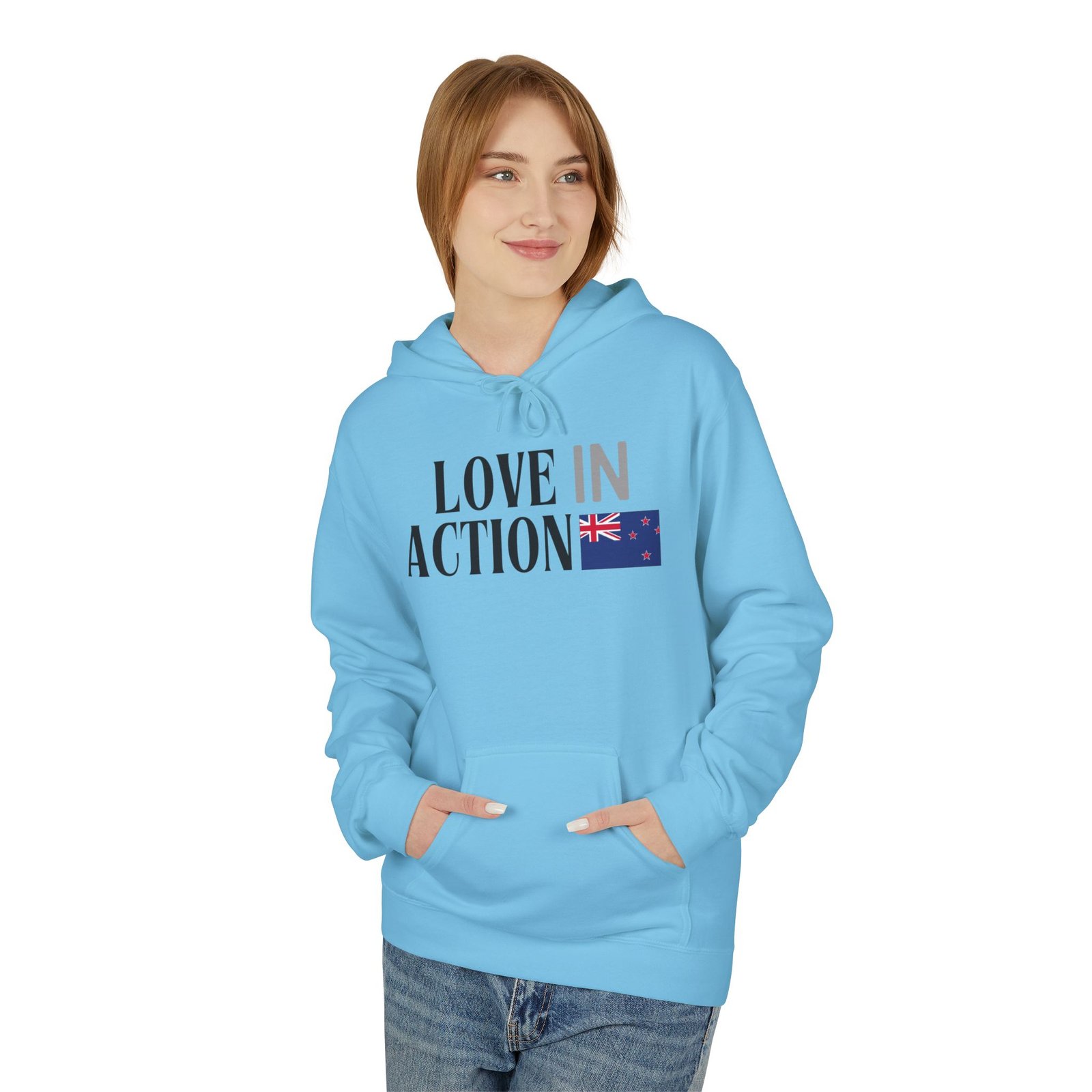 Love in Action Fleece Hoodie - New Zealand - Image 15