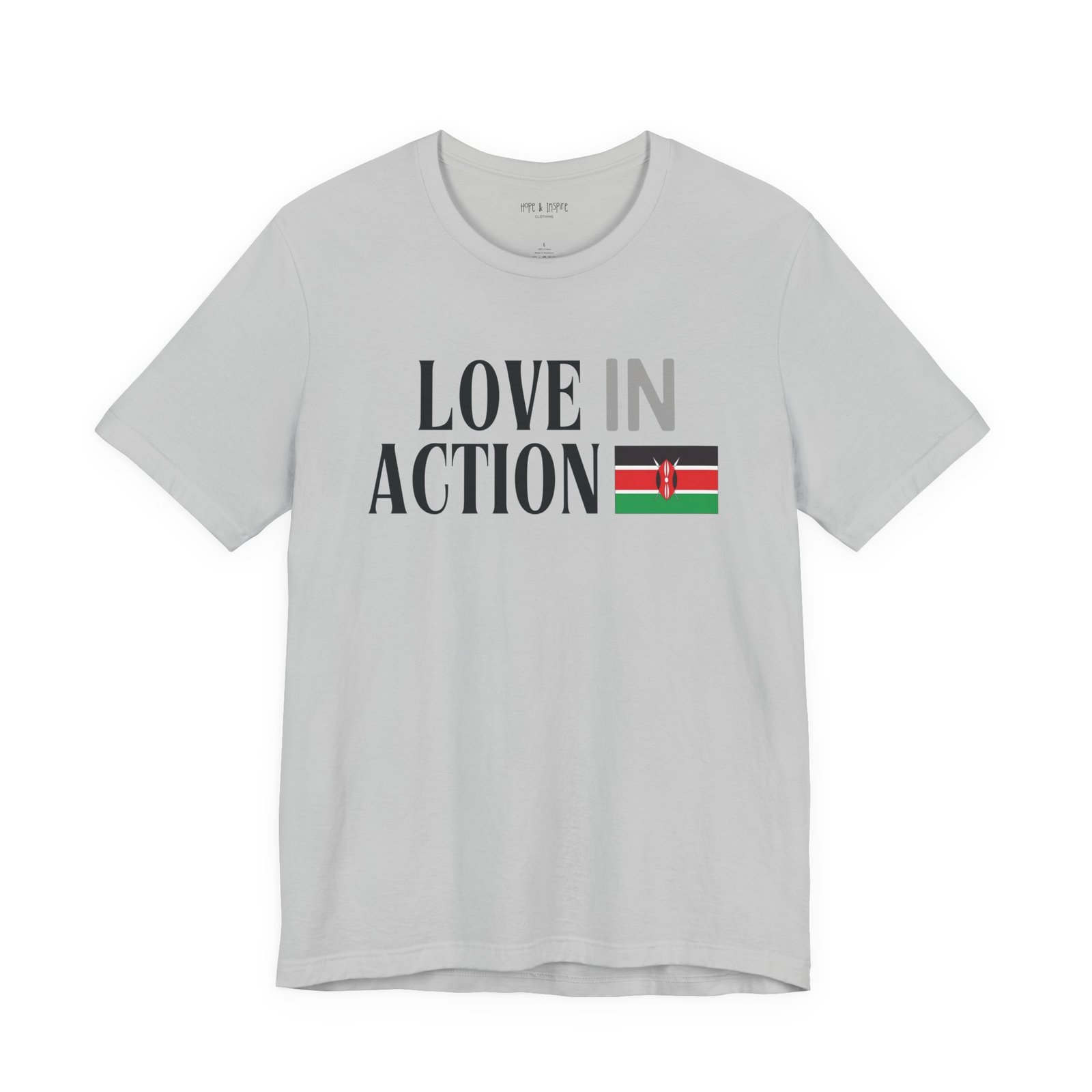 Love in Action T-shirt - Kenya - Image 13
