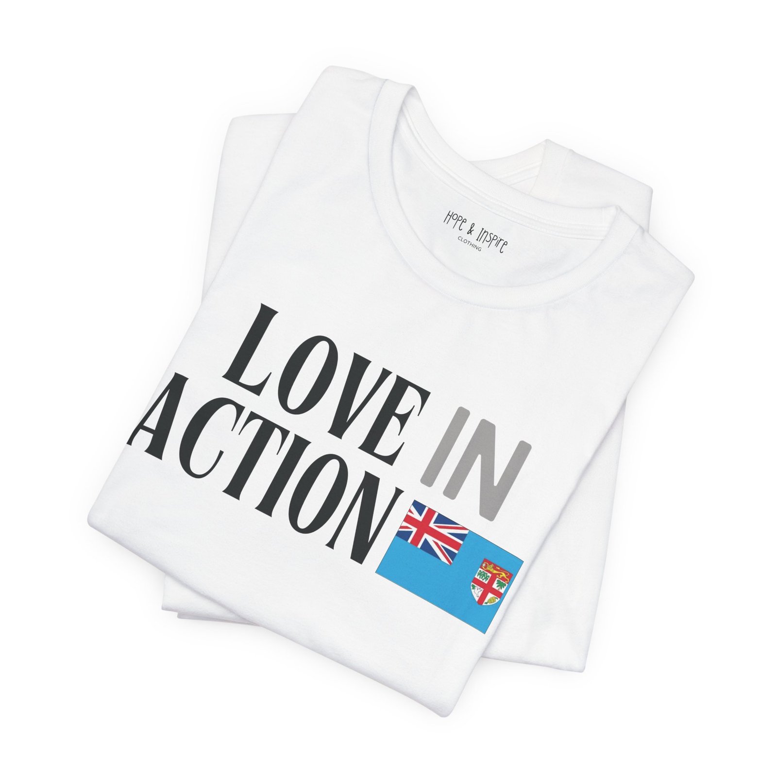 Love in Action T-shirt - Fiji - Image 3