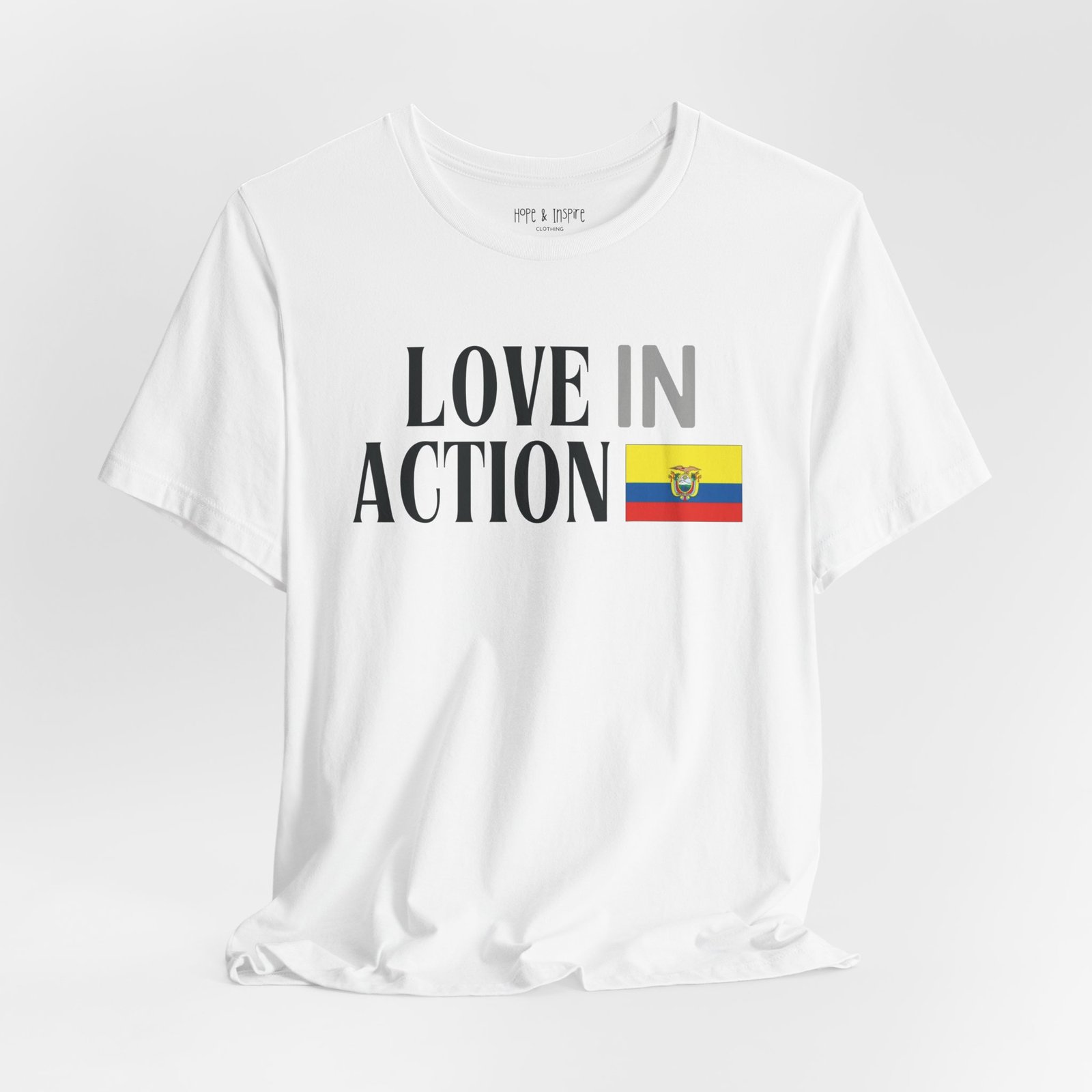 Love in Action T-shirt - Ecuador - Image 4