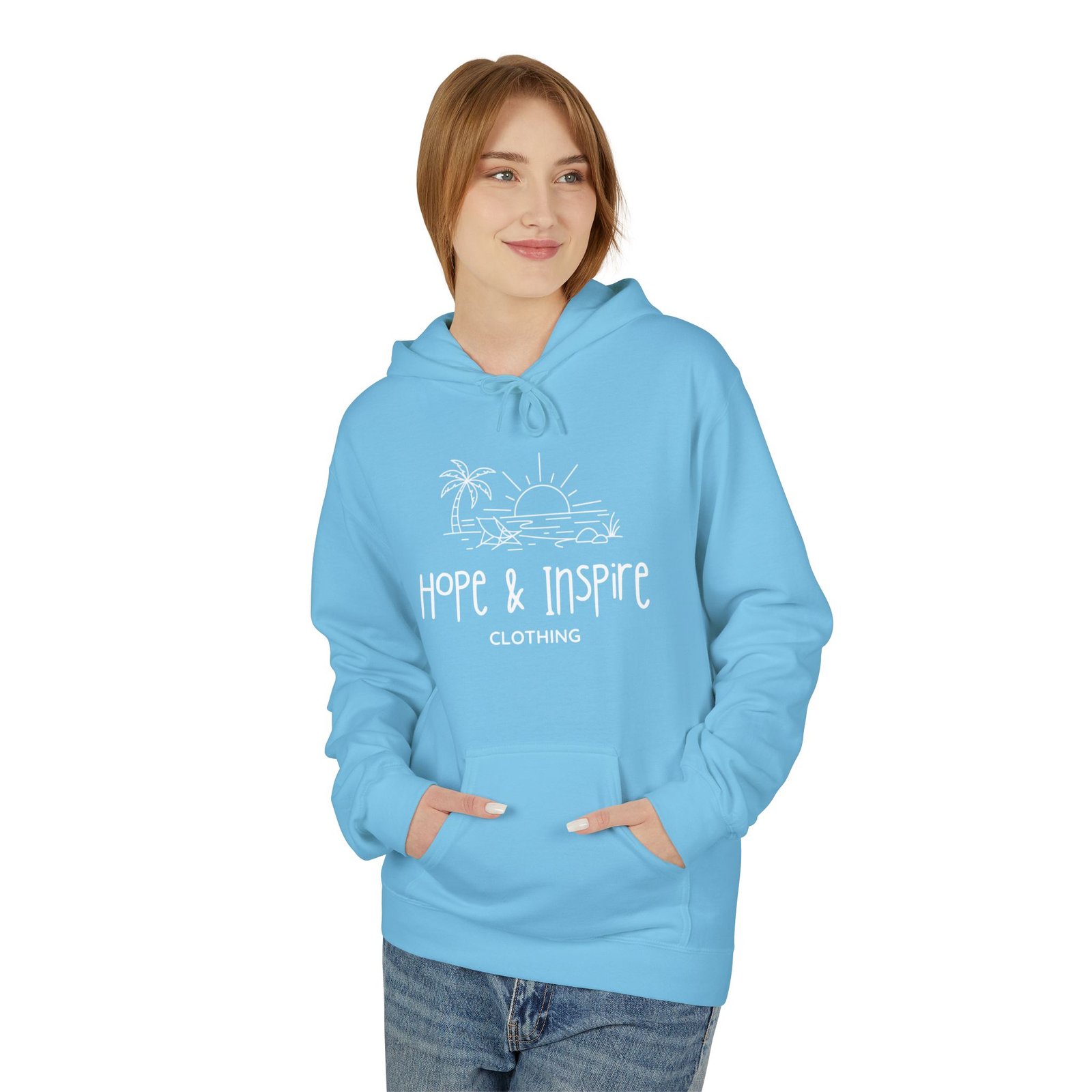 Beach Retreat Midweight Softstyle Fleece Hoodie - Image 19