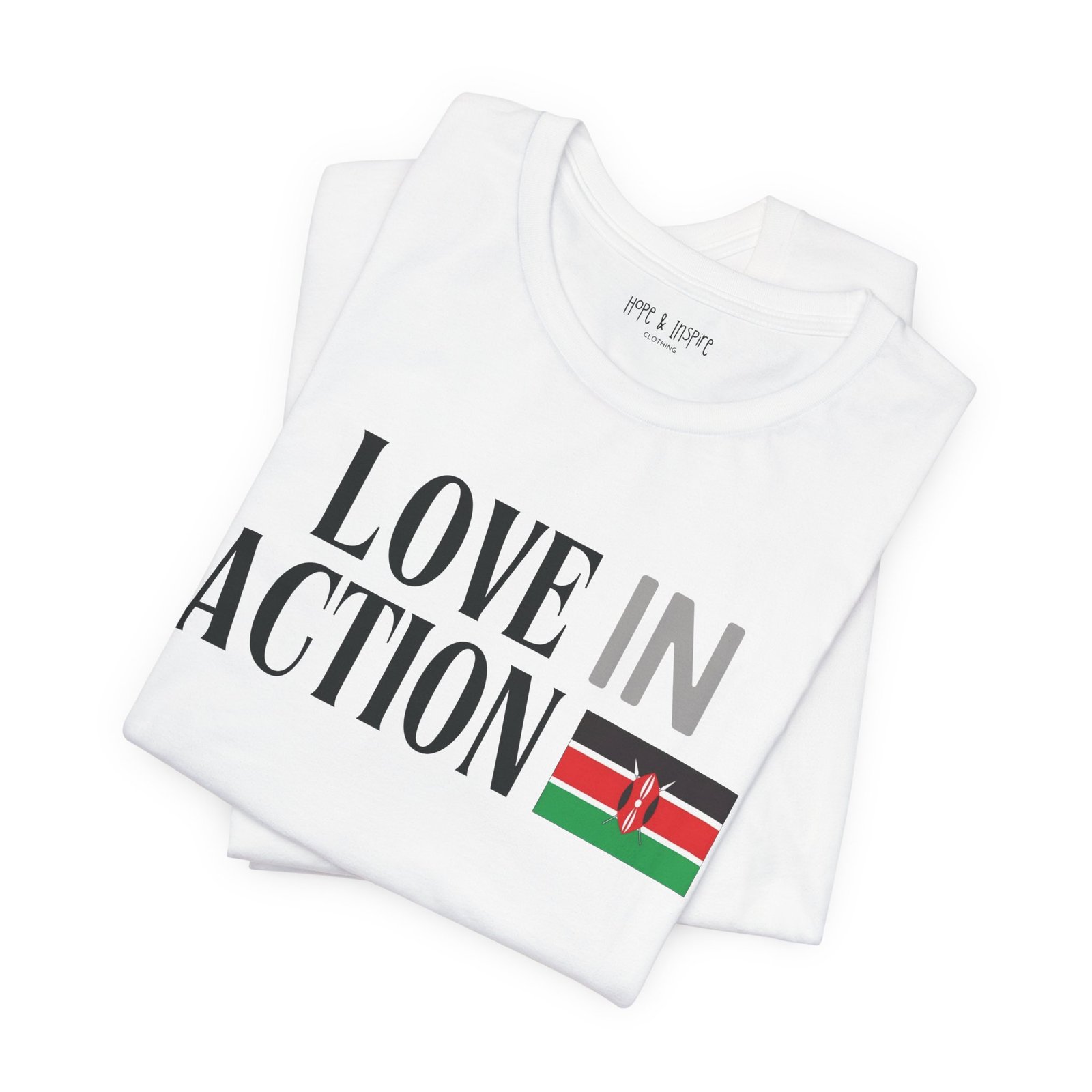 Love in Action T-shirt - Kenya - Image 3