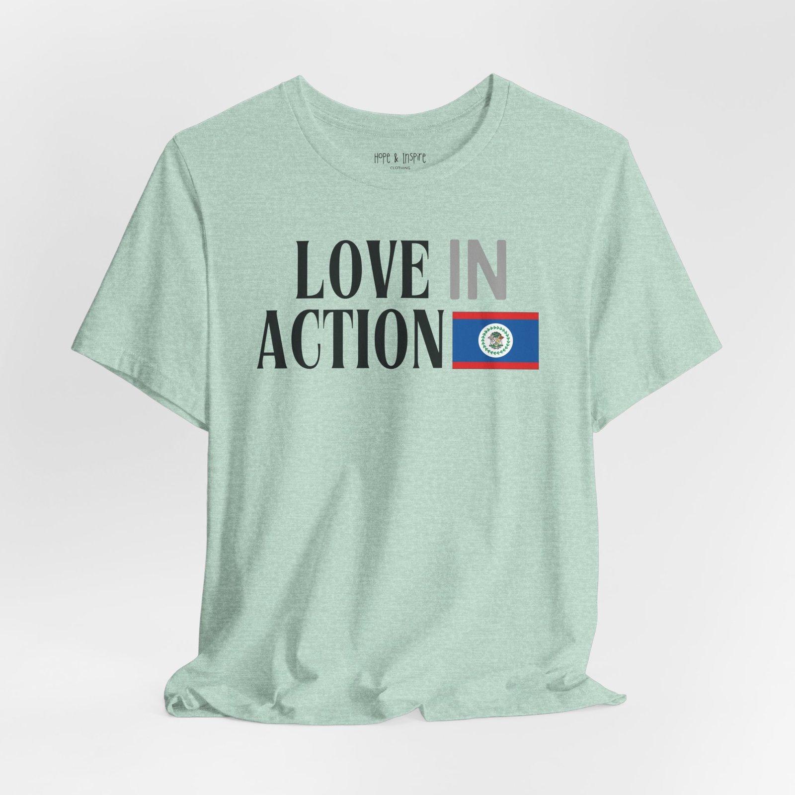 Love in Action T-shirt - Belize - Image 8