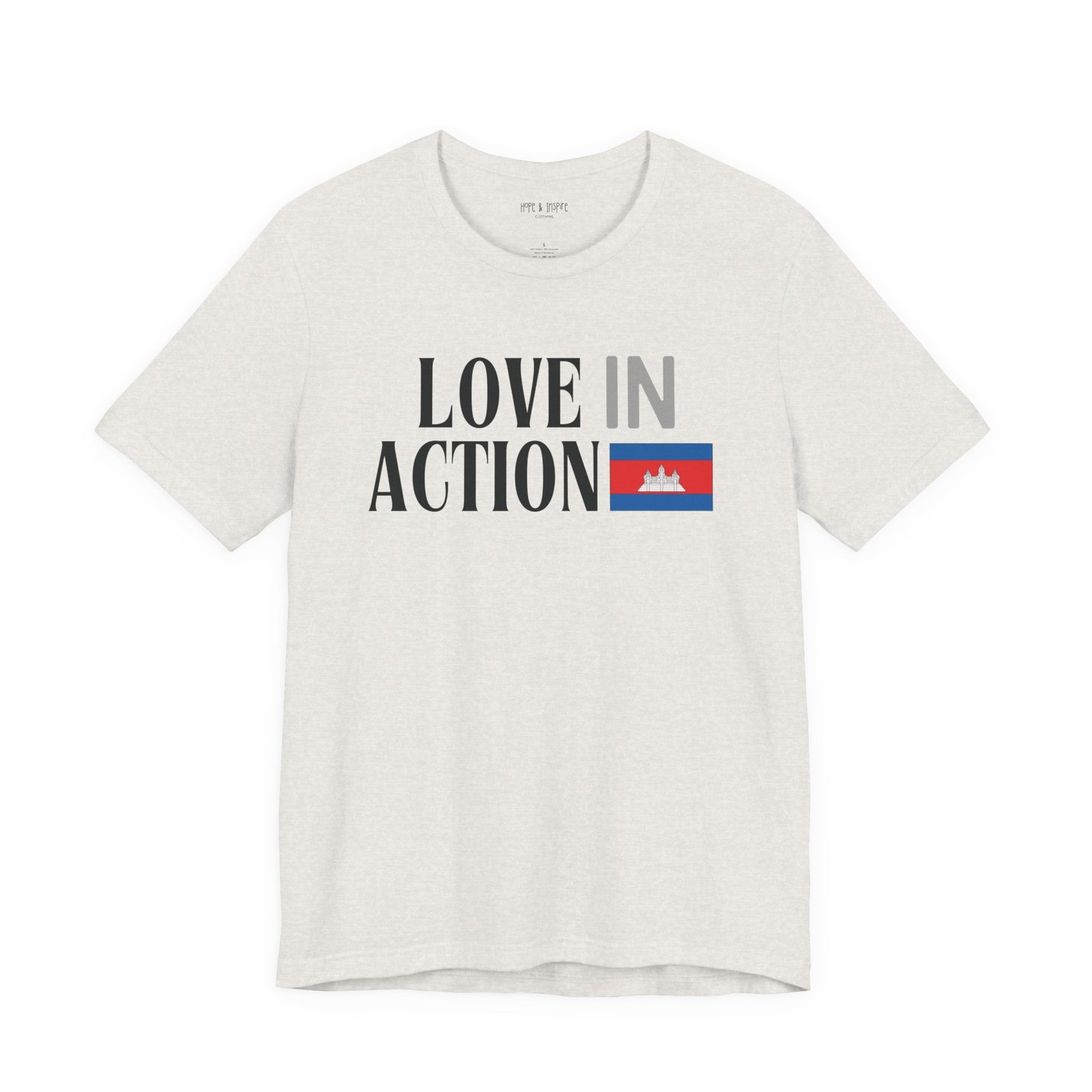 Love in Action T-shirt - Cambodia - Image 17