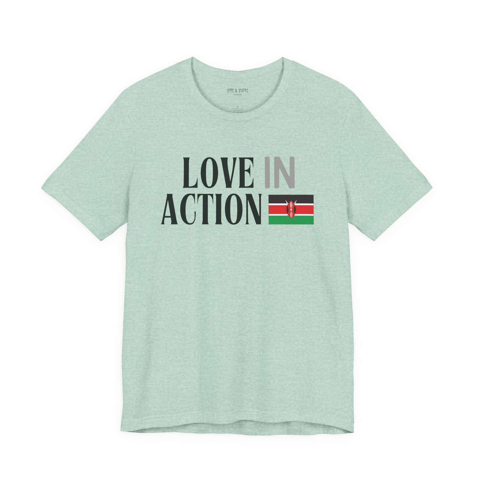 Love in Action T-shirt - Kenya - Image 5