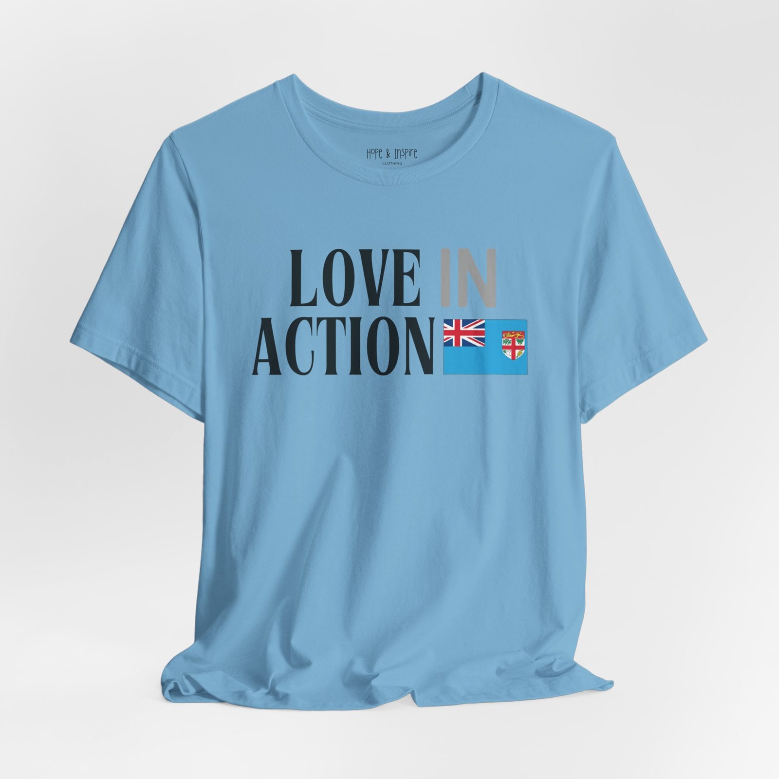Love in Action T-shirt - Fiji - Image 24
