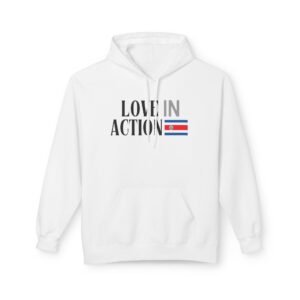 Love in Action Fleece Hoodie - Costa Rica